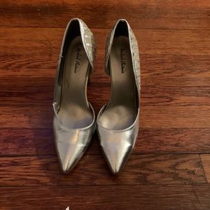 Silver heels